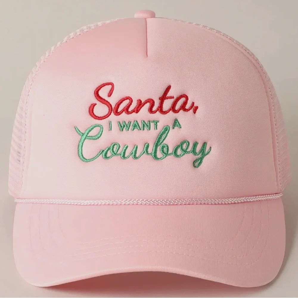 Santa, I want a Cowboy Trucker Hat NWT - Picture 3 of 4